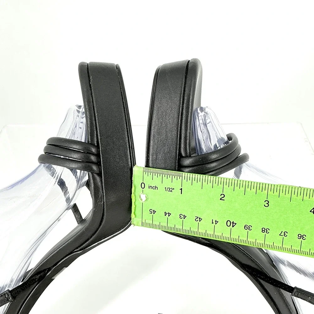 Jeffrey Campbell Size 10 Black Strappy Platform Slingback Heel Sandals NEW‎ $130